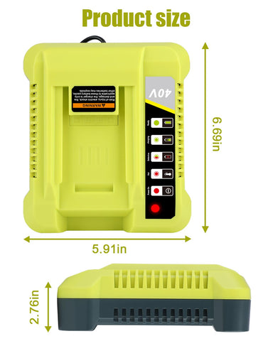 Compact design and safe charging with built-in protections
