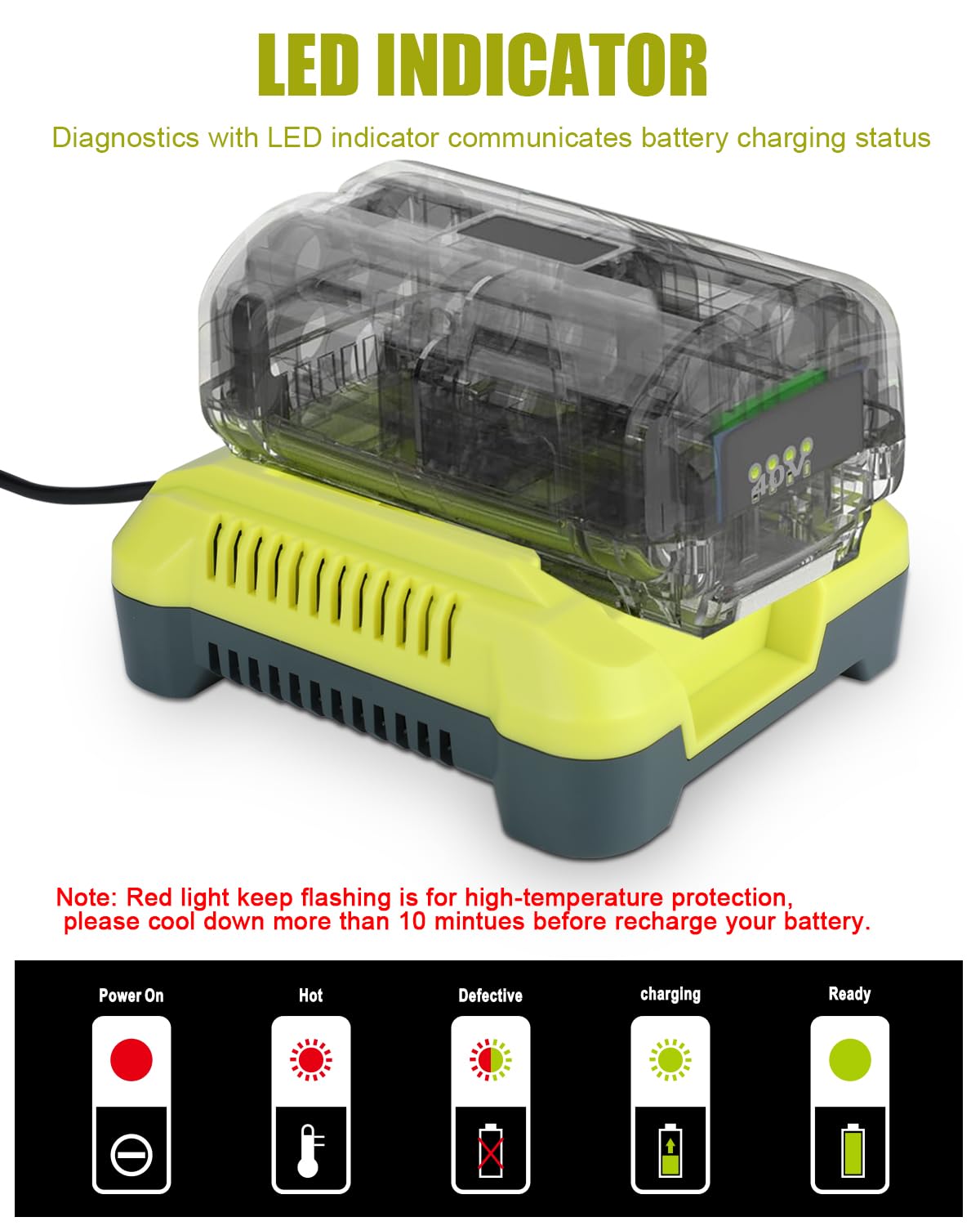 Wall-mount compatible KUNLUN OP401 keeps charging station tidy