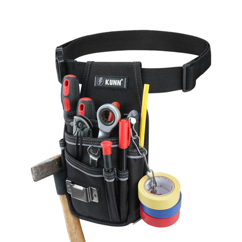 KUNN Tool Pouch 600D polyester construction withstands rugged daily use