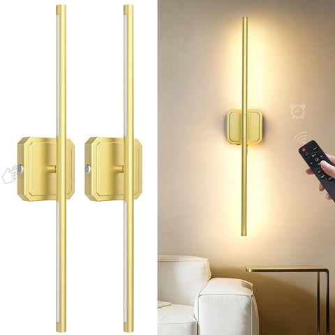KunruiTAI battery wall sconce front view ideal for hallway ambiance