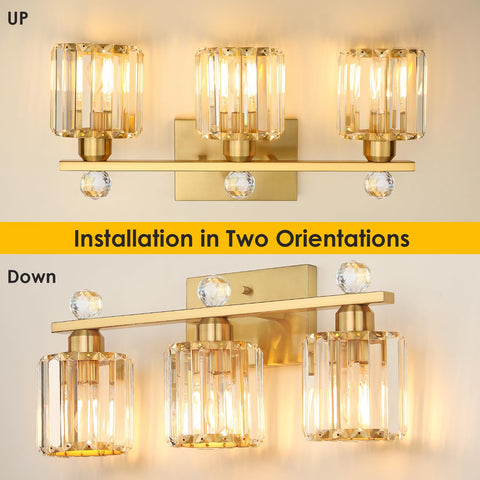 Durable rust-resistant KunruiTAI vanity light suitable for humid bathrooms