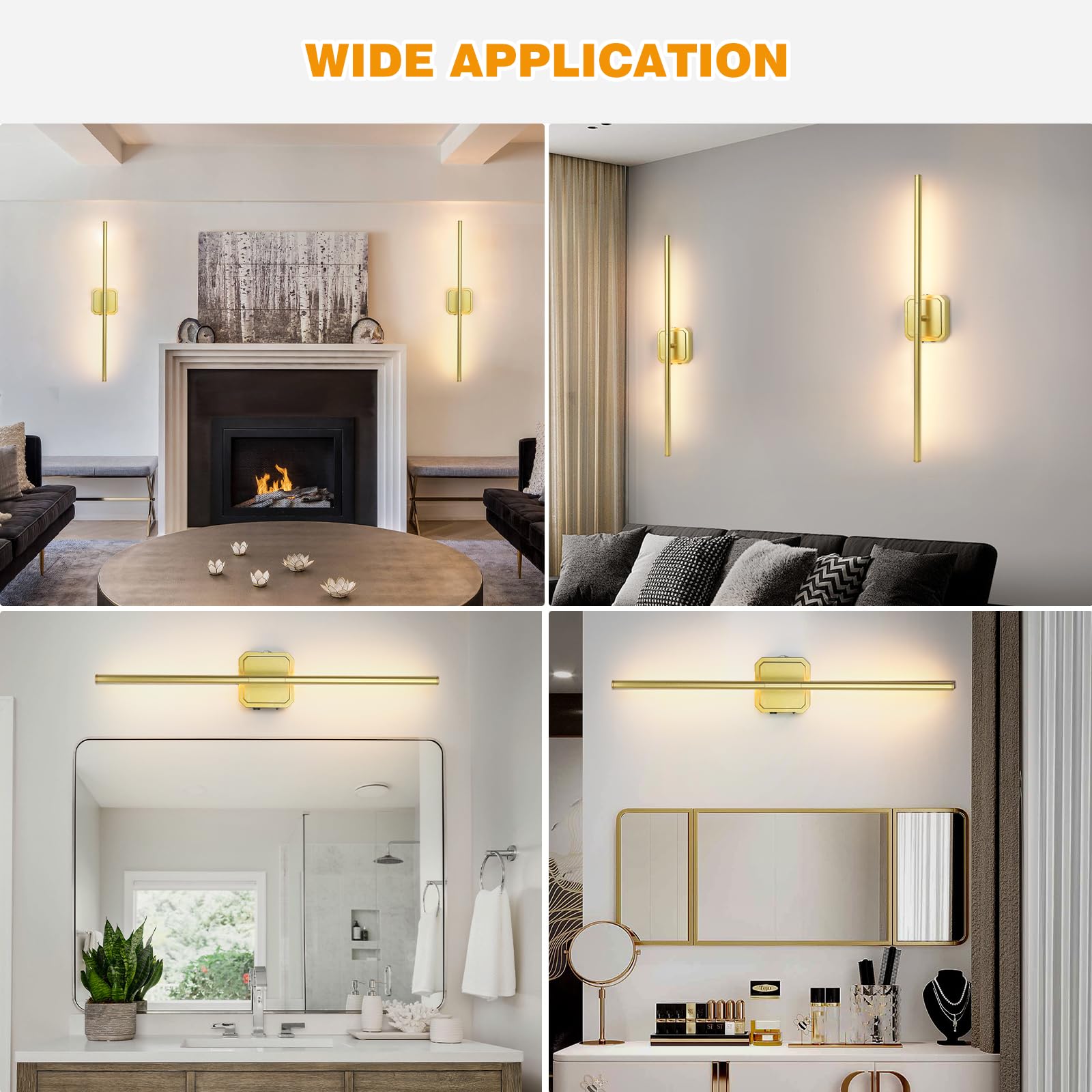 KunruiTAI versatile wall light for hallway, bedroom, or living room ambience