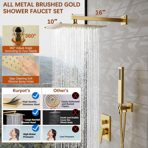 Kurpot 59-inch hose reaches every corner for thorough rinsing.