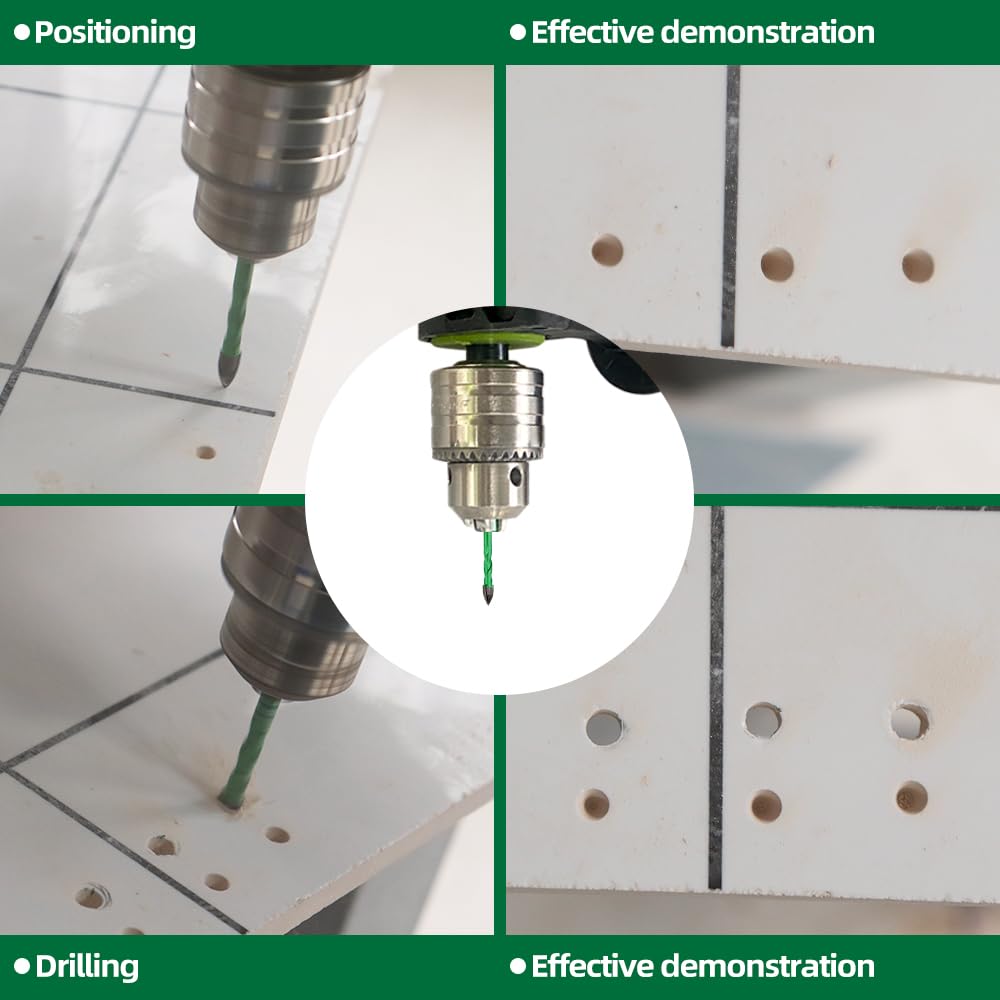 KURSTOL tiles and brick drilling demo with clean hole results