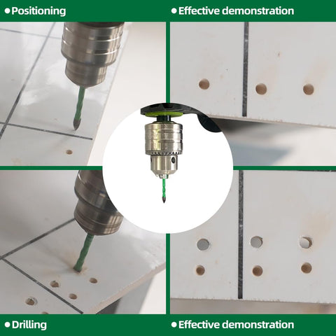 KURSTOL tiles and brick drilling demo with clean hole results