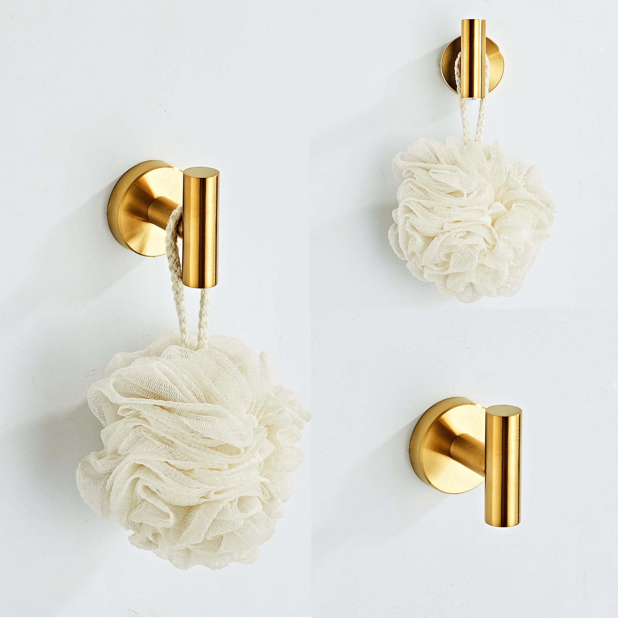KUUBTH brushed gold finish closeup showing satin brass tone and smooth surface