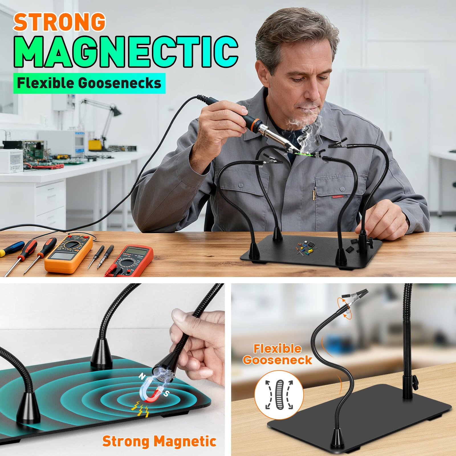 KUVRS soldering and model painting tool for delicate work.