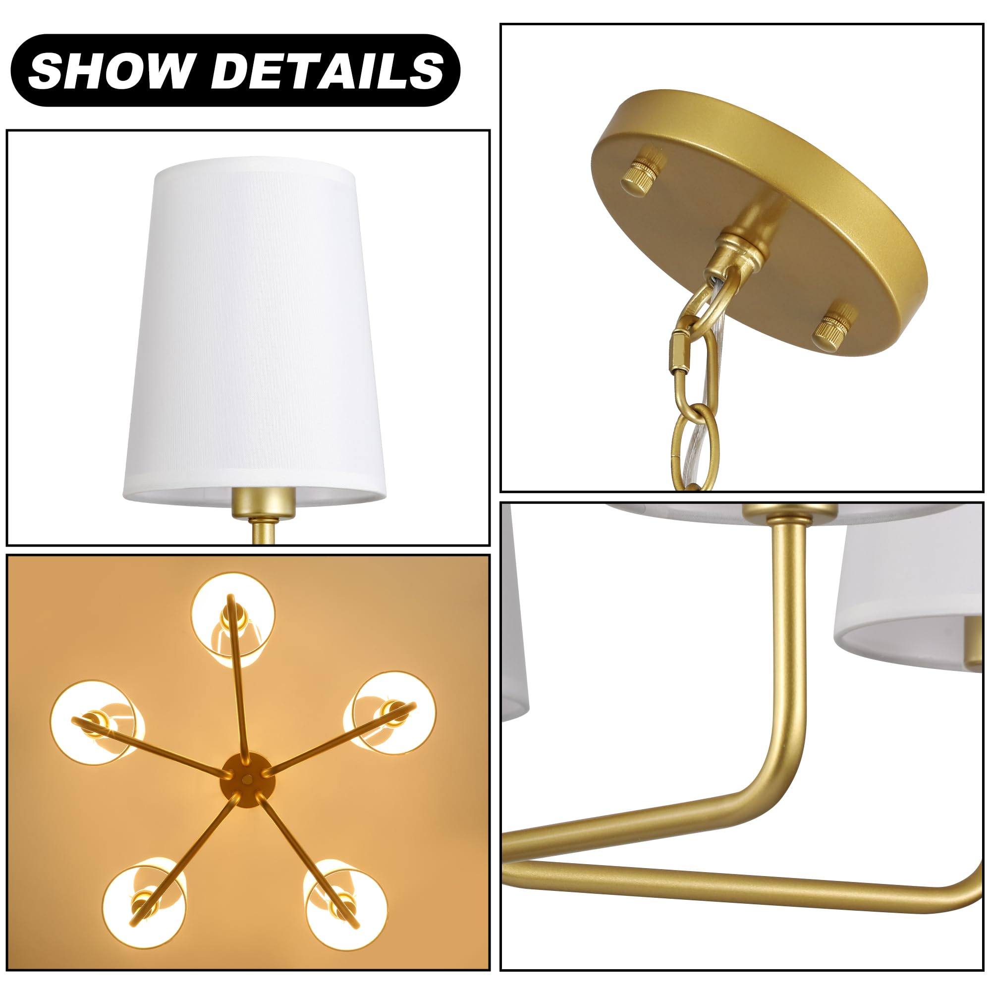 Kveosv UL listed dining room light for safety and quality