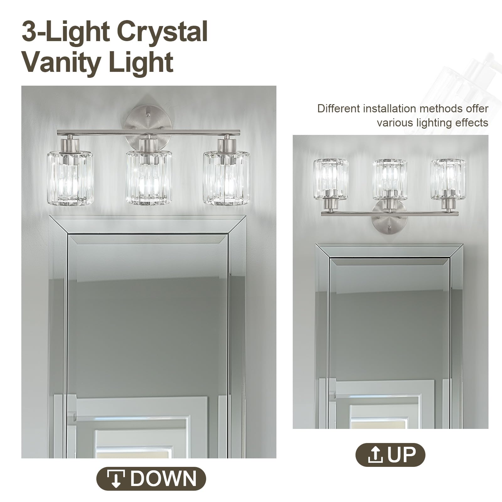 Kvhiiw 19-inch length provides balanced coverage across standard vanities