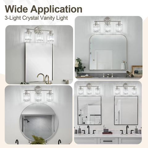 Kvhiiw dimmable-ready vanity light pairs with compatible switches for adjustable brightness