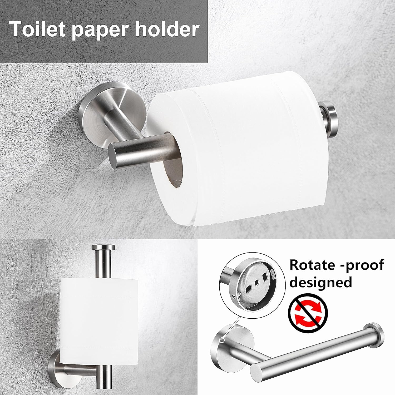 Kwanicas brushed nickel towel hook adds versatile hanging space