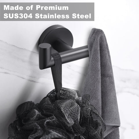 Kwanicas double-hook design for towels, coats and bags.