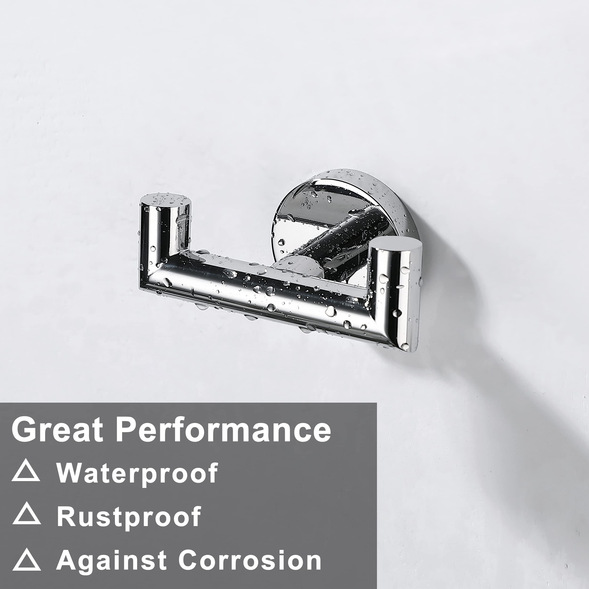 Kwanicas humidity-ready bathroom towel hook suitable for damp environments.