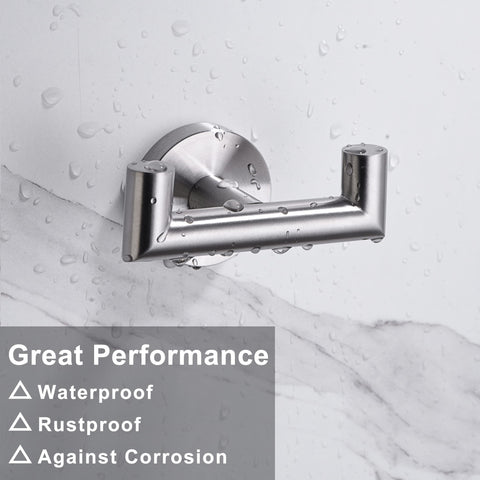 Kwanicas wall-mount-towel-hook-kitchen-bathroom blends with decor.