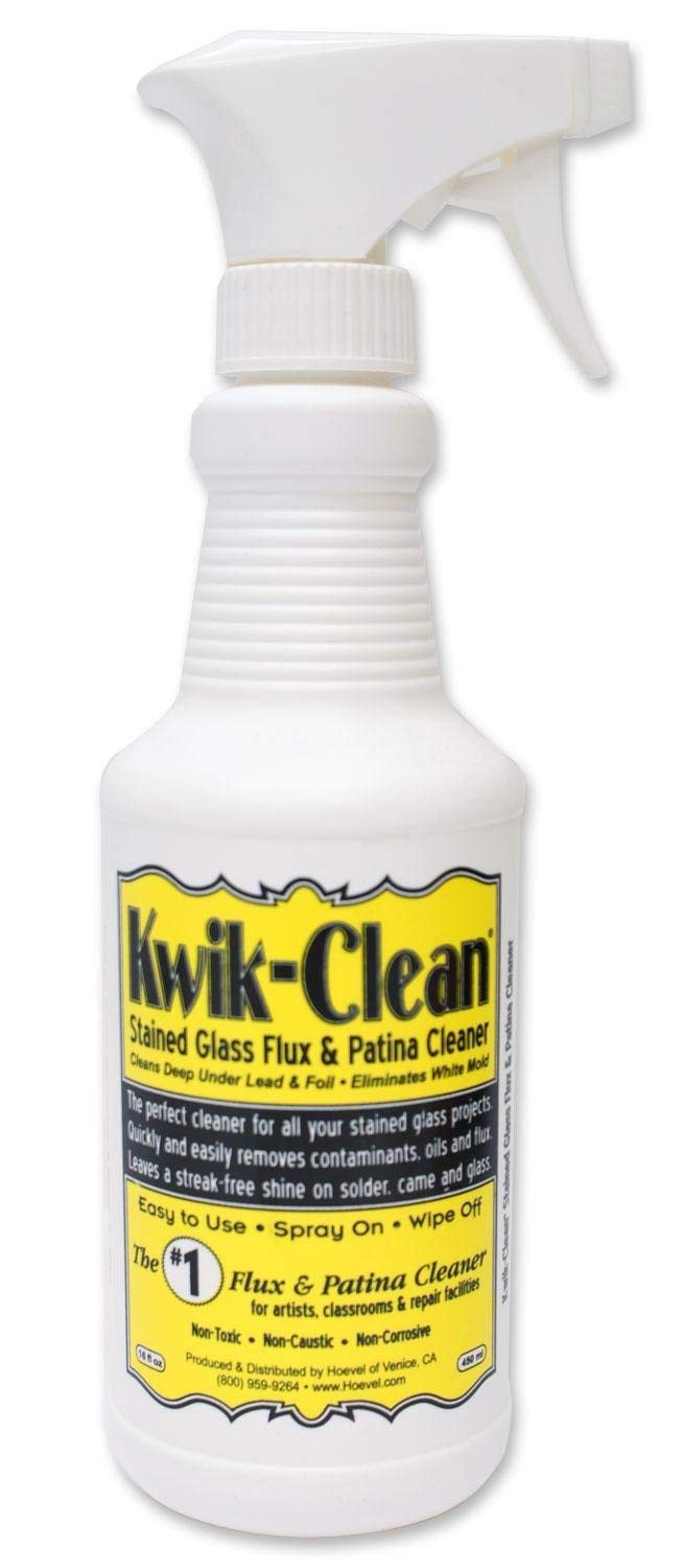 Kwik Clean Flux Cleaner 16oz sprayer removes flux for clean solder joints