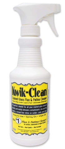 Kwik Clean Flux Cleaner 16oz sprayer removes flux for clean solder joints