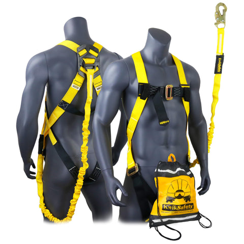 KwikSafety SCORPION harness full-body on site for fall protection