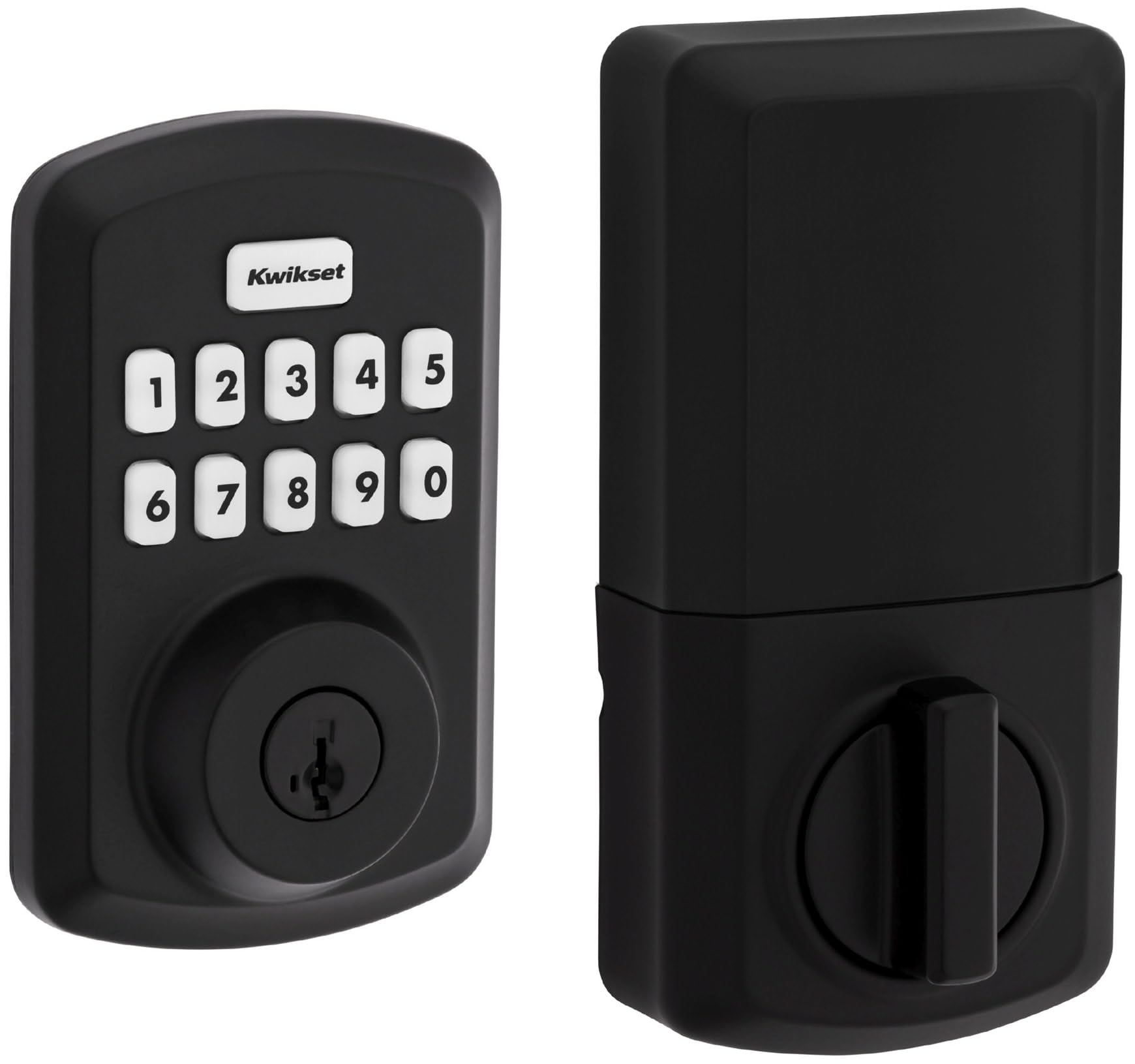 Kwikset 9250TRS-15S Door hardware setup for quick installation.