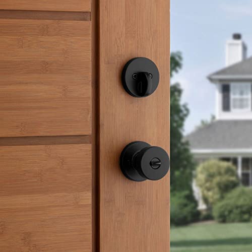 Fits standard doors 1-3/8 to 1-3/4 inches for Kwikset 991 Pismo.