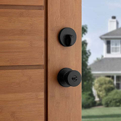 Fits standard doors 1-3/8 to 1-3/4 inches for Kwikset 991 Pismo.