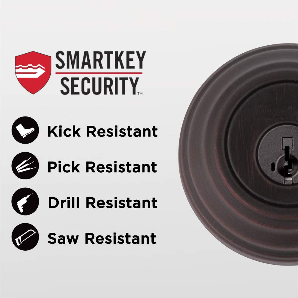 Kwikset 991 Tustin SmartKey security enables quick re-keying on the fly