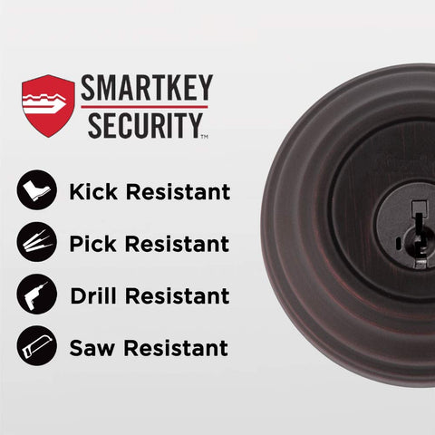 Kwikset 991 Tustin SmartKey security enables quick re-keying on the fly