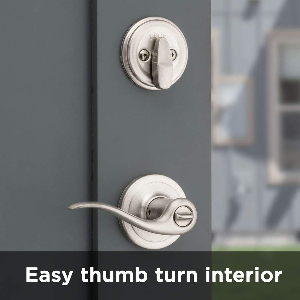 Kwikset 99910-040 reversible lever installation for both door hands.