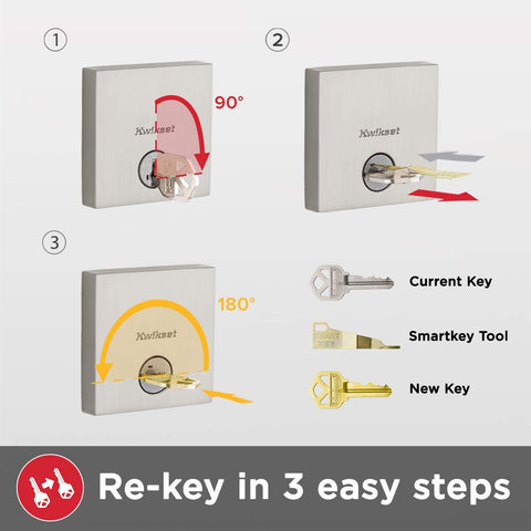 Kwikset Arlington easy-install guide for standard doors