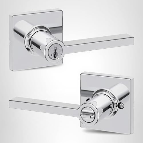 Kwikset Casey installation box with all hardware for DIY setup