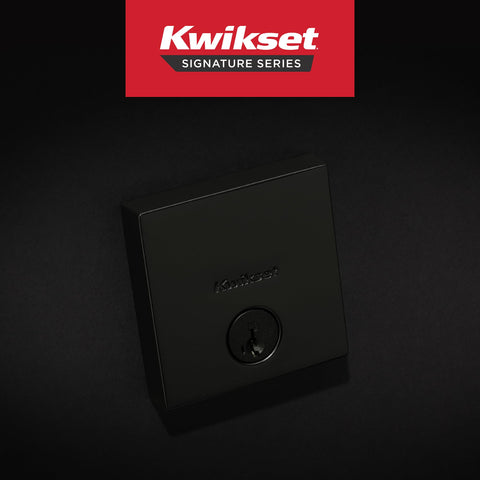 Kwikset SmartKey security enables quick rekeying for flexible access control.