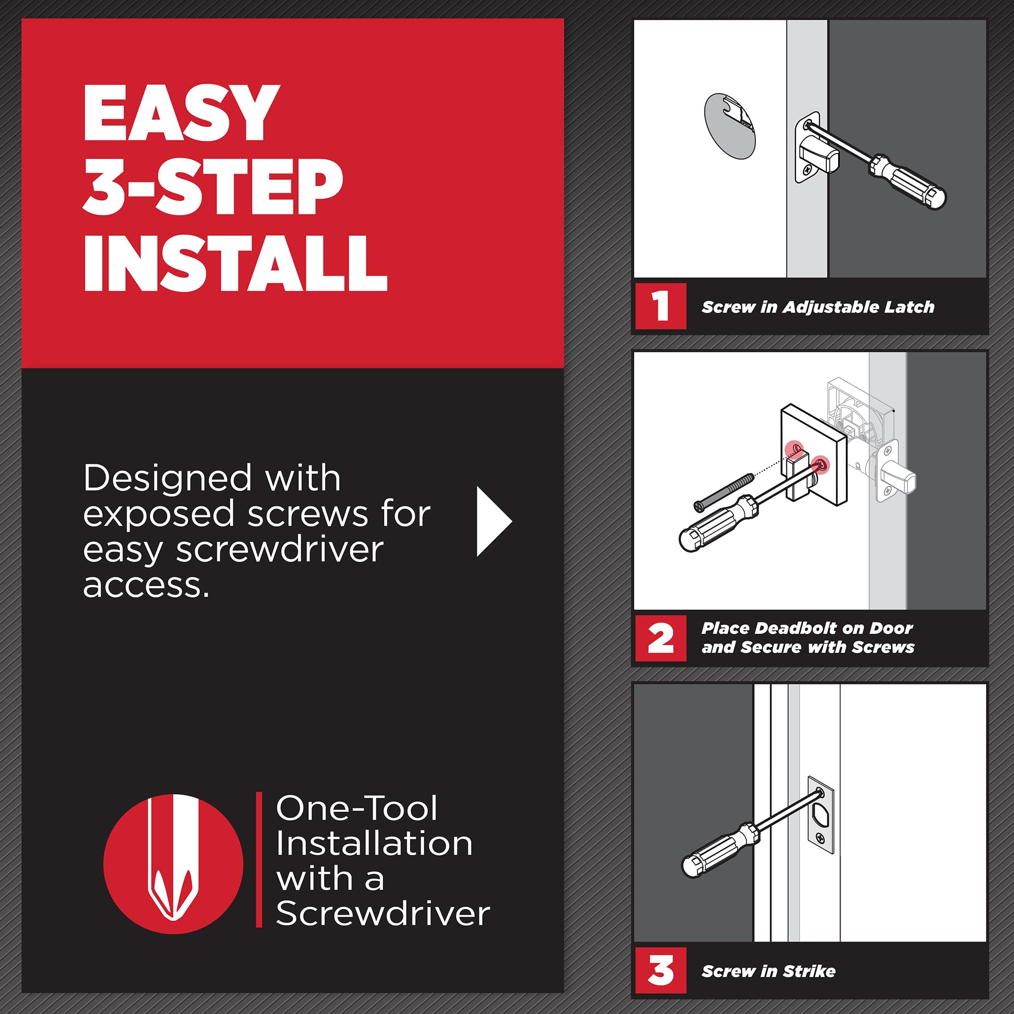 Kwikset Downtown strike plate installation for secure mounting