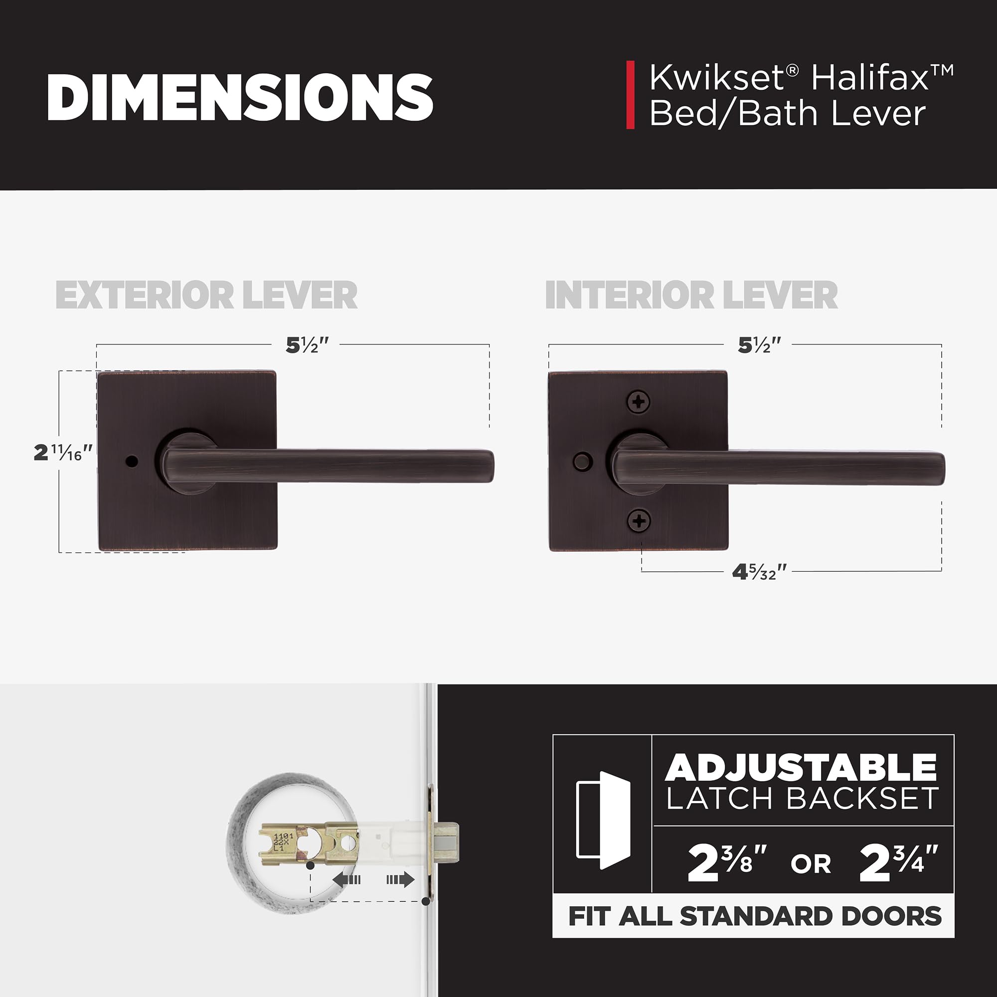 Kwikset Halifax BHMA Grade 1 certification for durability and security
