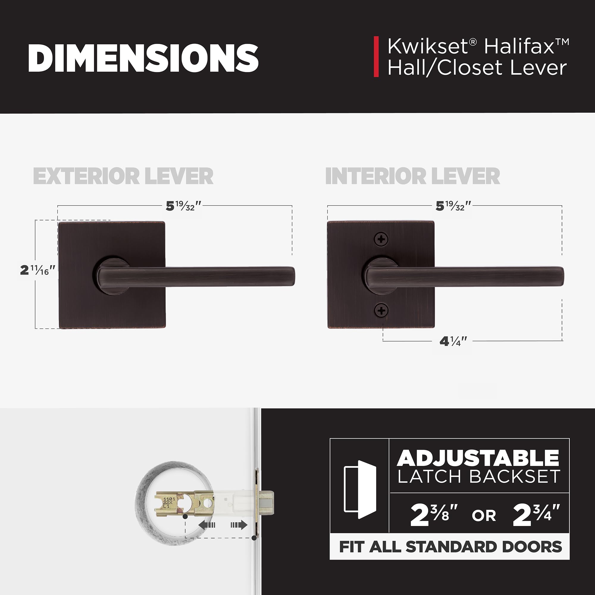 Venetian Bronze Halifax hardware complements contemporary interiors