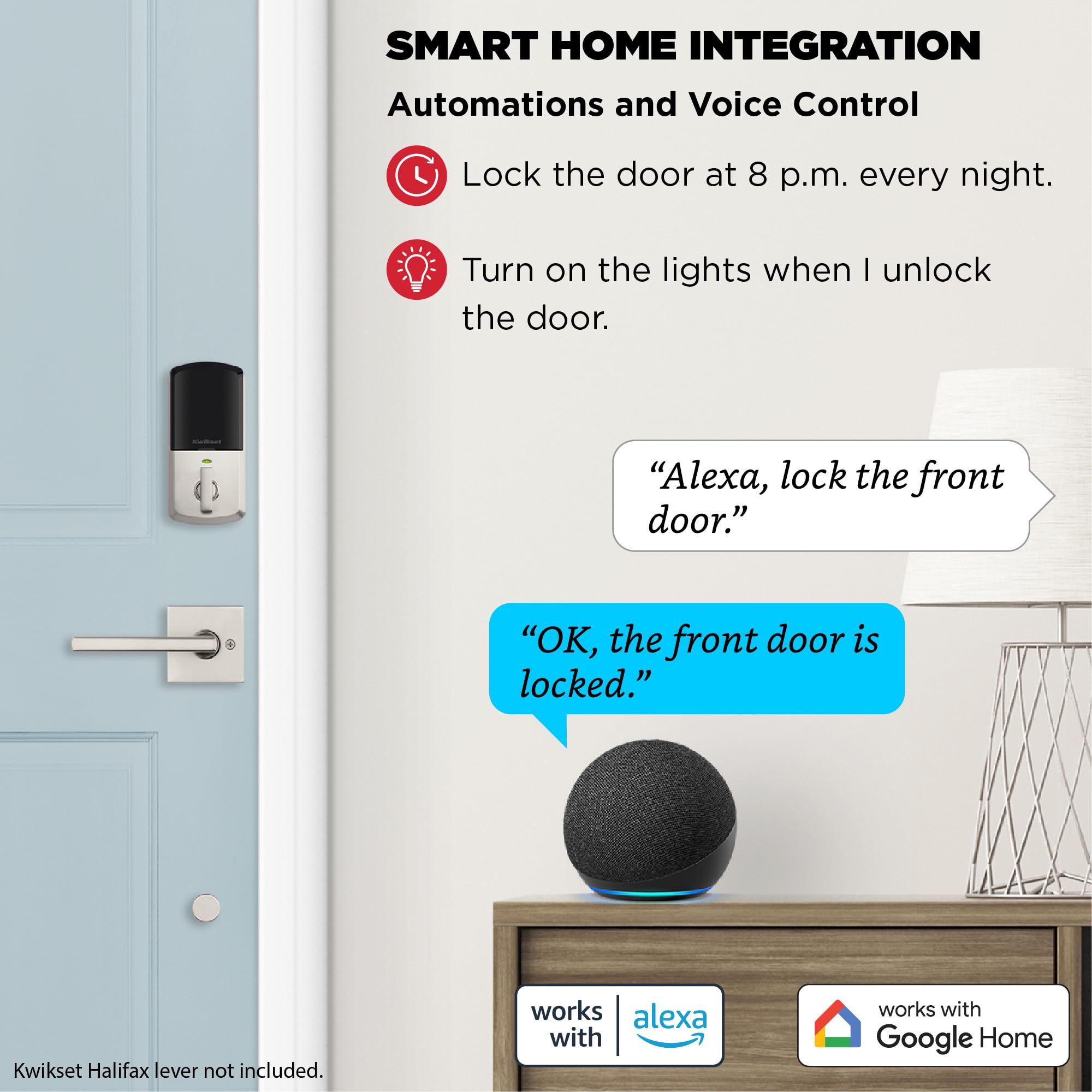 Kwikset Halo geofence unlock demonstration for automatic entry.