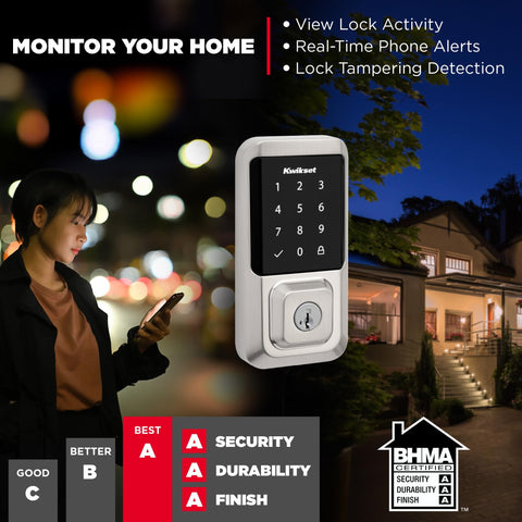 Kwikset Halo voice control compatibility with Alexa or Google Assistant.