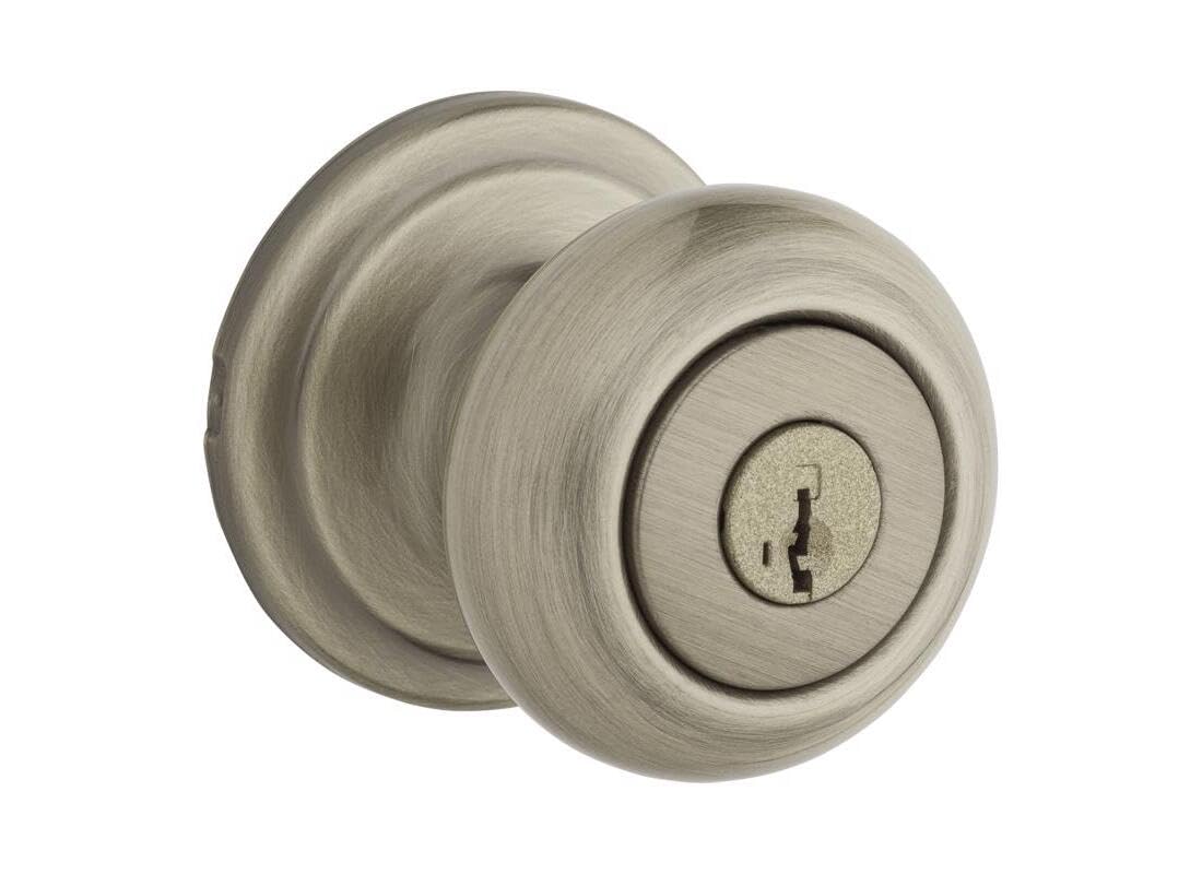 Kwikset Juno latch and strike area with complete hardware for install