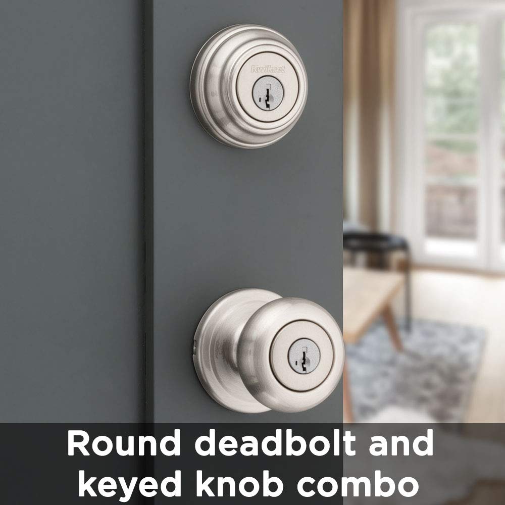 Kwikset Juno hardware with Microban protection helps inhibit microbial growth