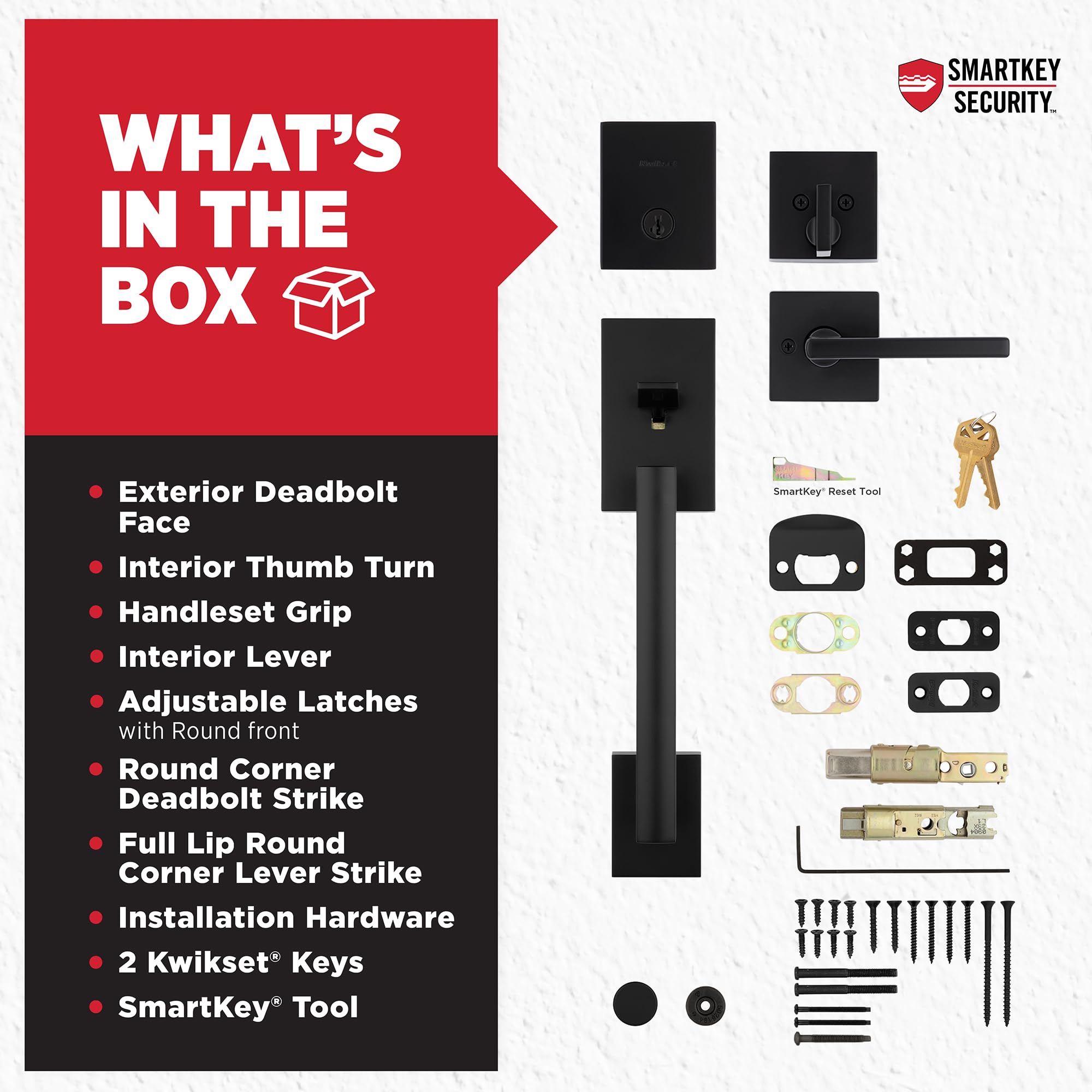 Two keys included for convenient access and backup.