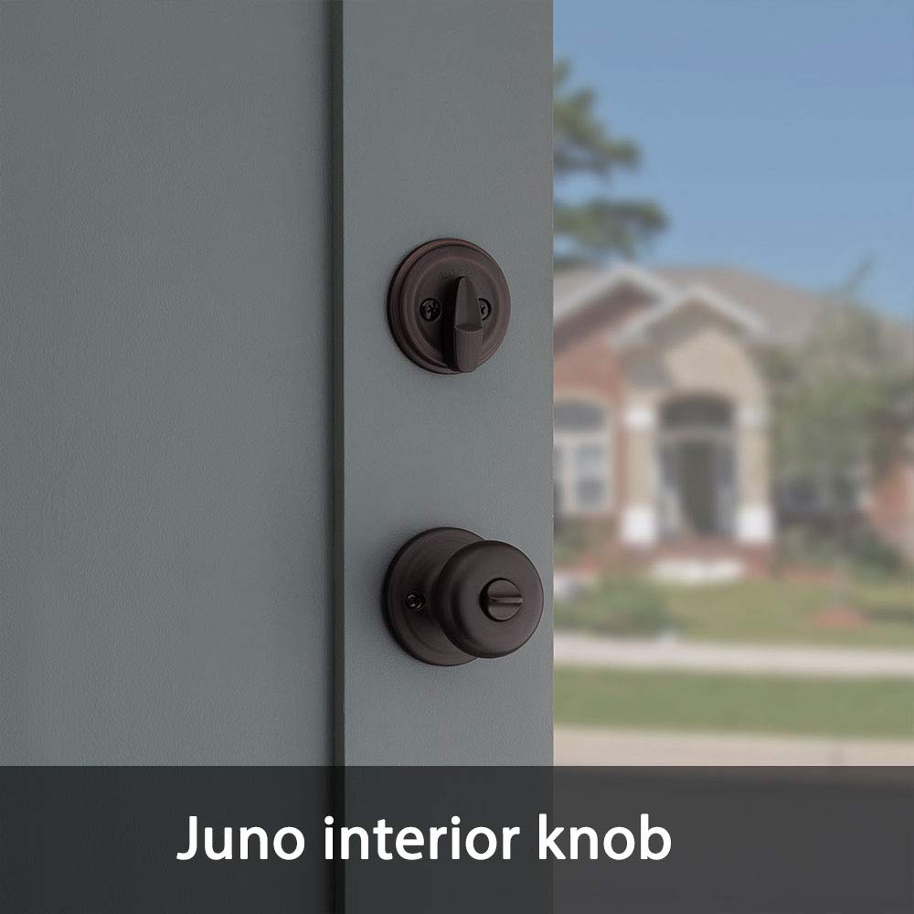Kwikset Montara easy DIY installation with adjustable latch for standard doors
