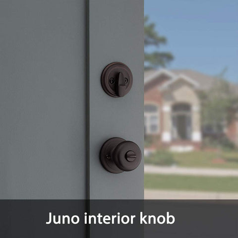 Kwikset Montara easy DIY installation with adjustable latch for standard doors