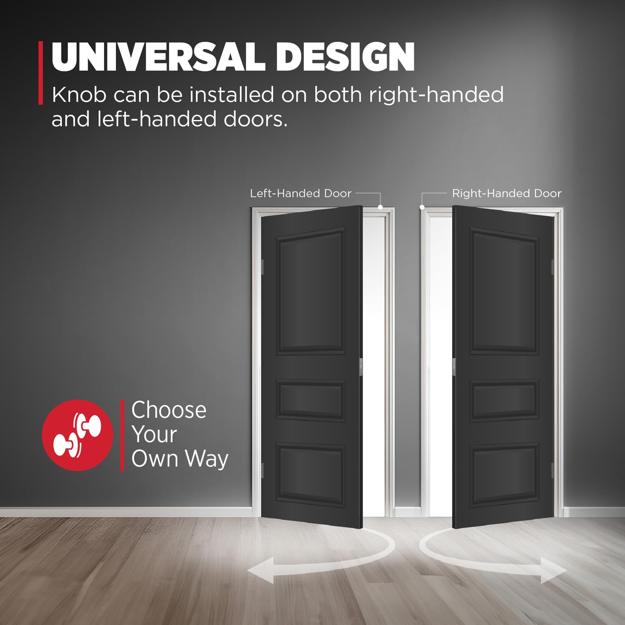 Kwikset Pismo easy-install setup with screwdriver for DIY projects.