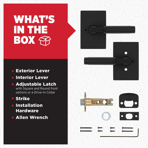 Kwikset Prava fits standard doors 1-3/8 to 1-3/4 inches thick.