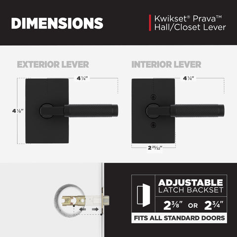 Easy DIY installation of Kwikset Prava with adjustable backset.