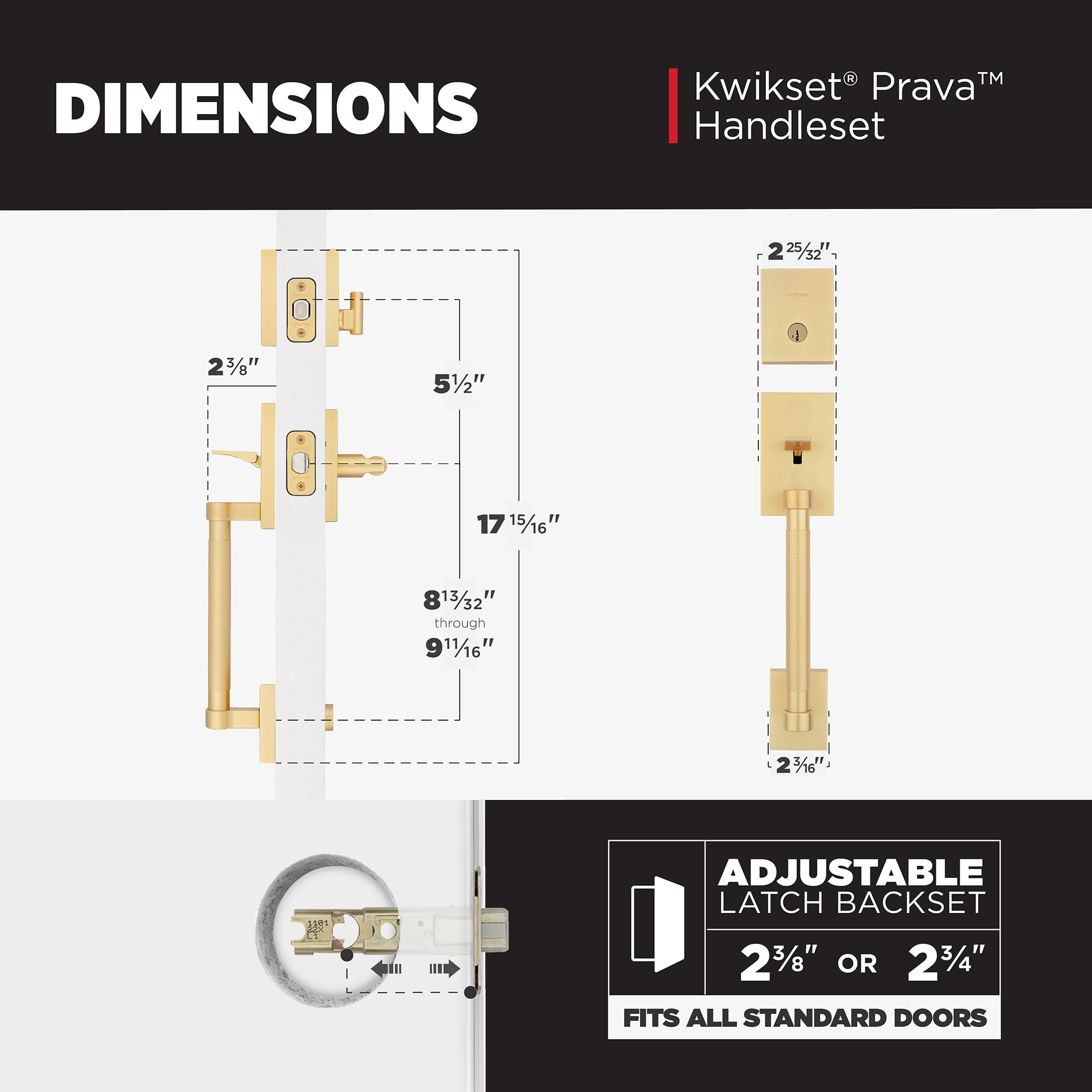 Kwikset Prava Microban protection keeps surfaces cleaner over time
