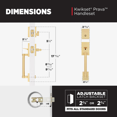 Kwikset Prava Microban protection keeps surfaces cleaner over time