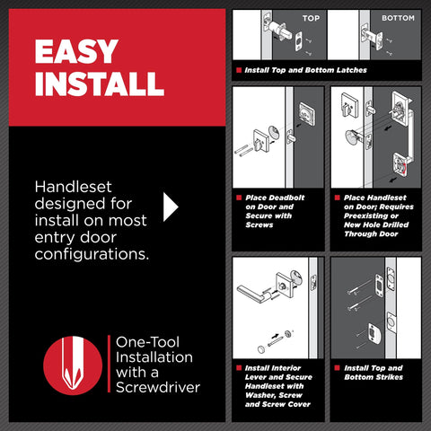 Kwikset Prescott Microban protection keeps touchpoints cleaner between cleanings.