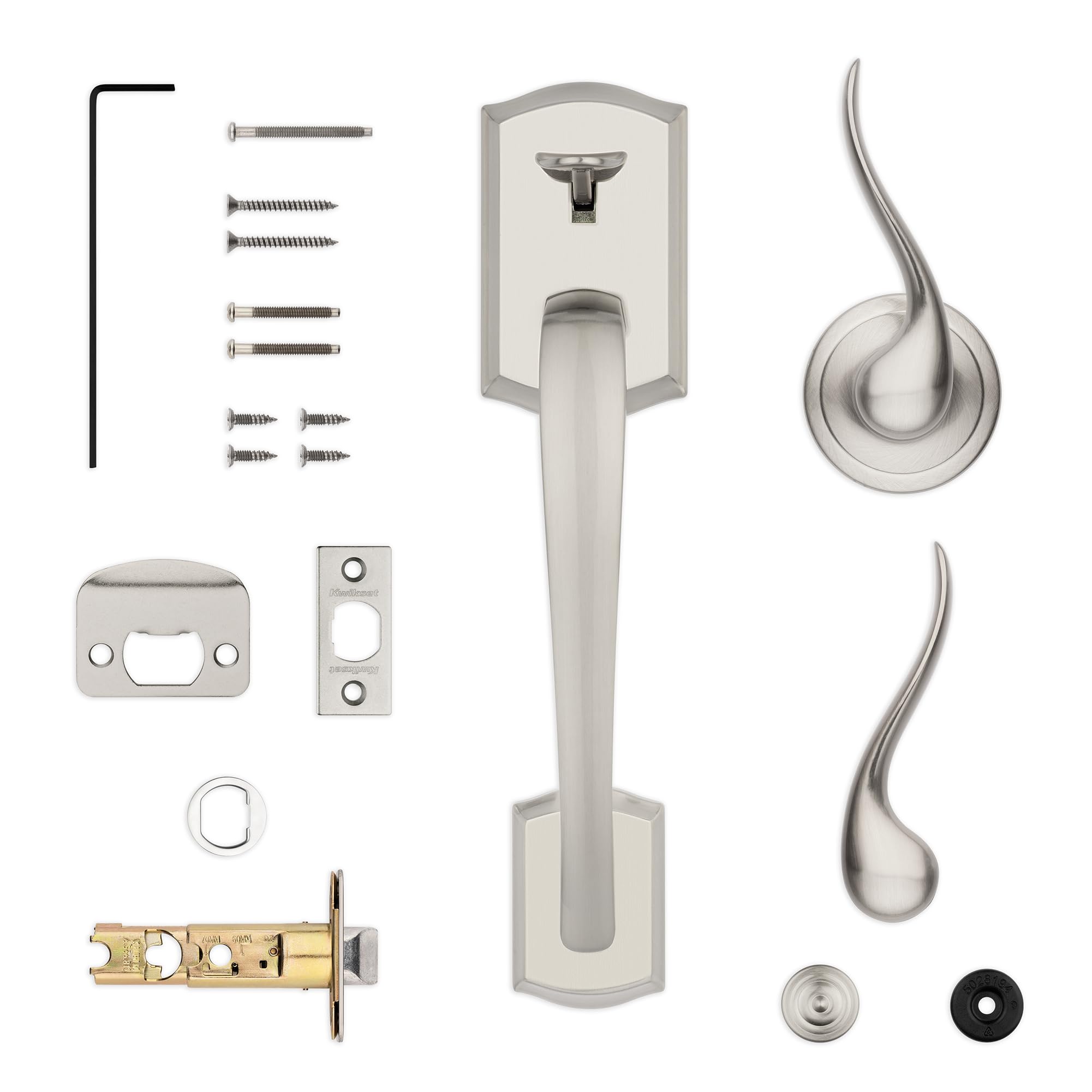 Fits standard doors 1-3/8 to 1-3/4 inches thick with adjustable backset.