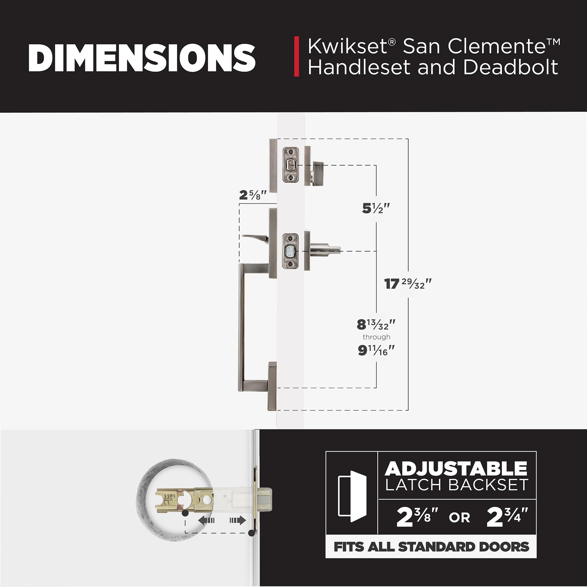 Kwikset San Clemente installation guide supports easy DIY setup.