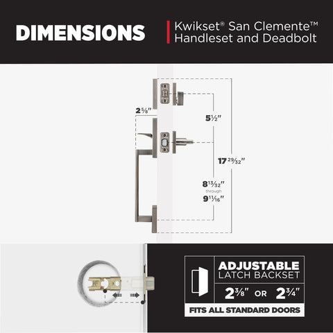 Kwikset San Clemente installation guide supports easy DIY setup.