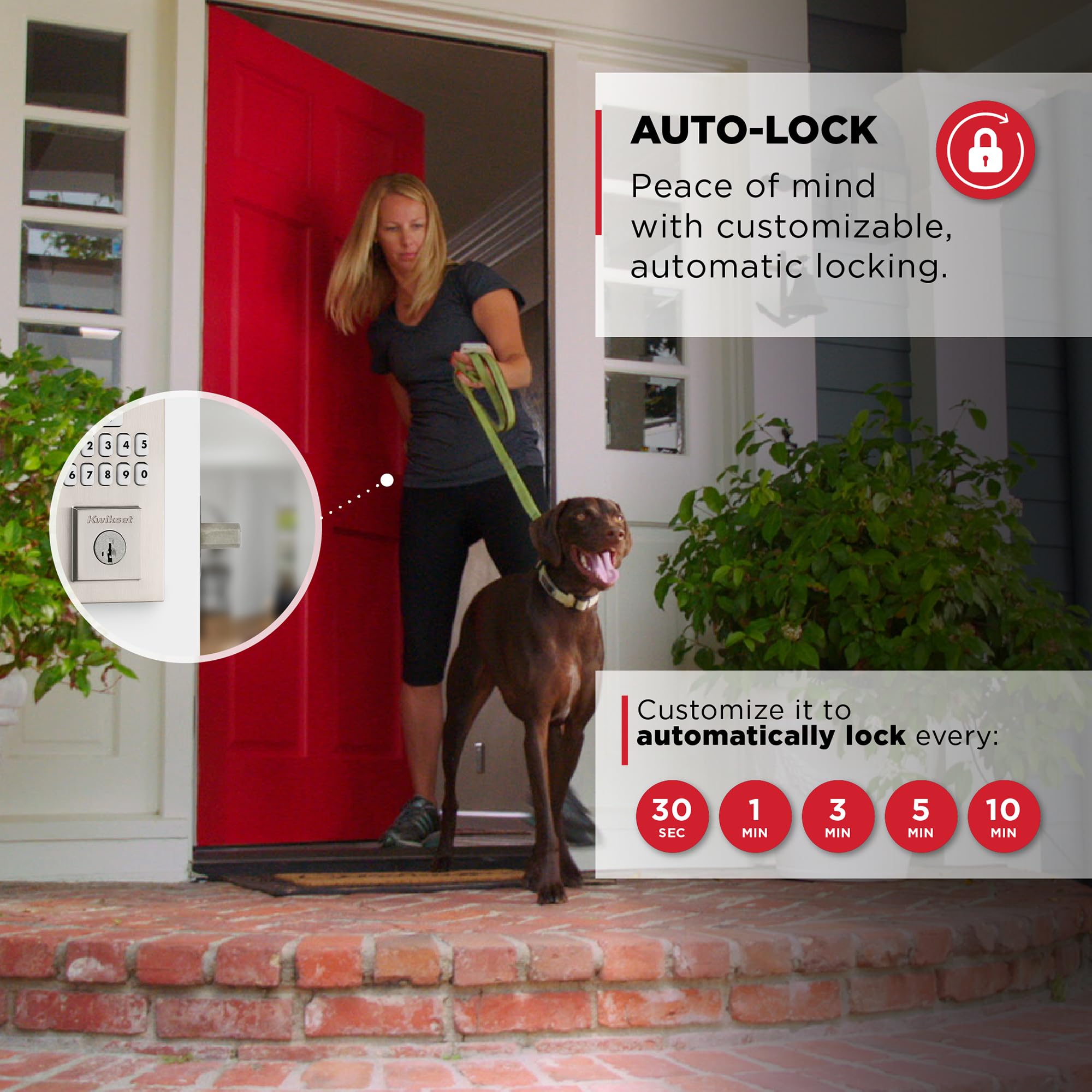 Kwikset SmartCode 260 battery life typically lasts about a year with four AA batteries